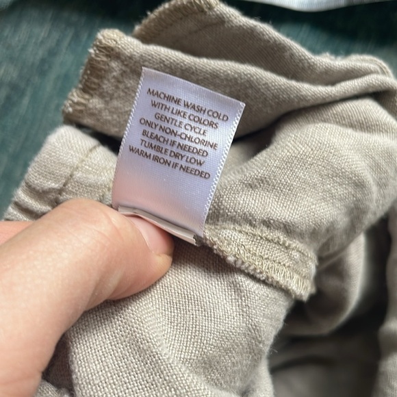 J Jill Casual Tan Linen Pants - Picture 9 of 9